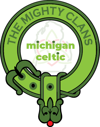 Gathering of the Mighty Clans at the 2025 Michigan Celtic Festival poster