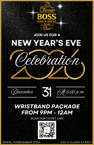 The Boss Bar | New Years Eve  poster