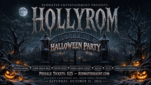 Hollyrom Halloween Party presented by RedWater Entertainment poster