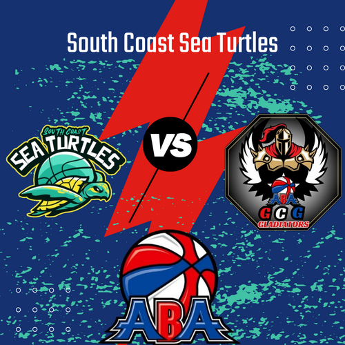 South Coast Sea Turtles vs. Gulf Coast Gladiators poster