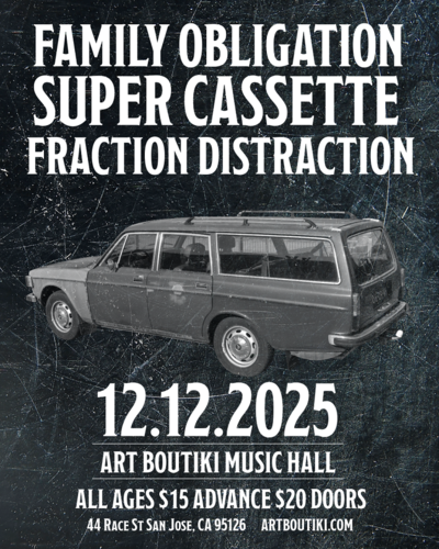 Family Obligation, Super Cassette, Fraction Distraction poster