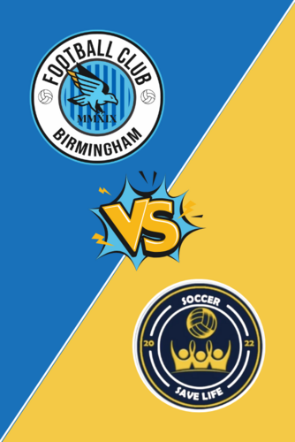 FC Birmingham vs Soccer Saves Lives FC poster