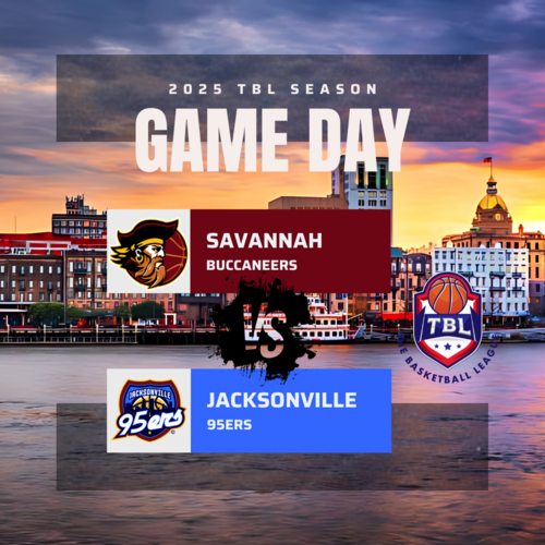 Savannah Buccaneers vs. Jacksonville 95ers (3/13/25) poster