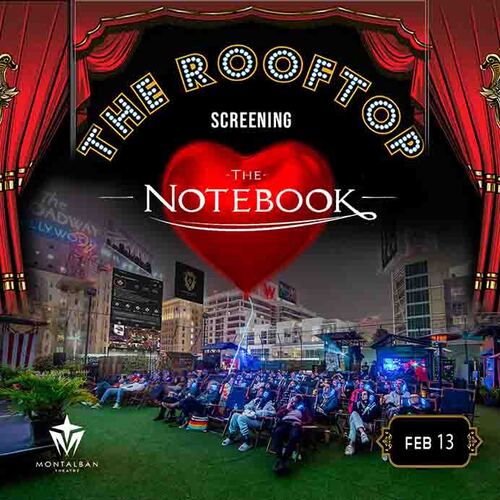 The Notebook: Hollywood Glam! Rooftop Cult Classic Screening  image