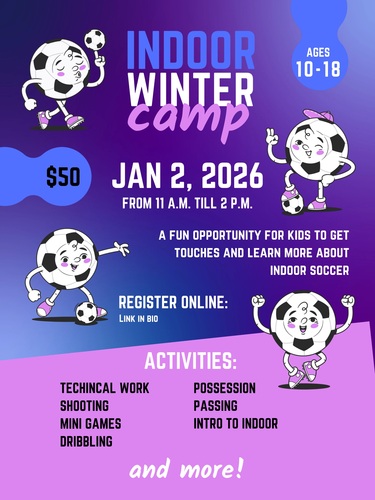 Zoo City FC Winter Camp poster