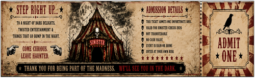 Sinister Circus 2026 poster