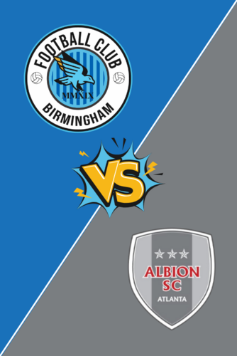 FC Birmingham vs Albion SC Atlanta poster