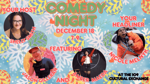 Comedy Night at The 109 - December 2025 poster