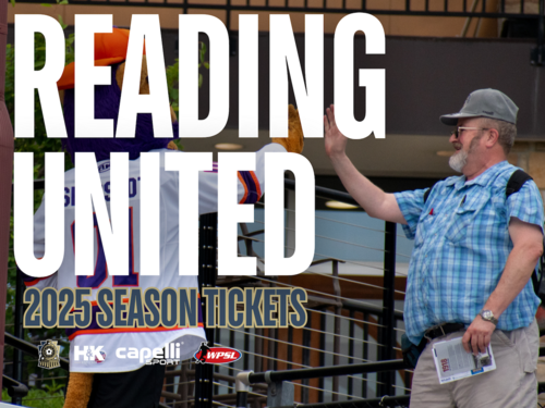 2025 Reading United Season Tickets poster