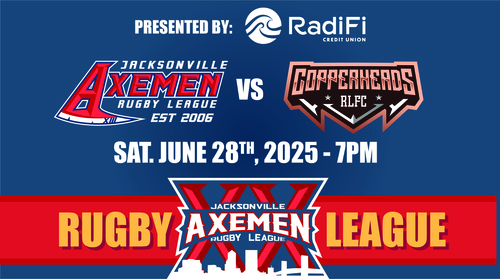 Jacksonville Axemen vs SW Florida Copperheads - June 28th 2025 poster