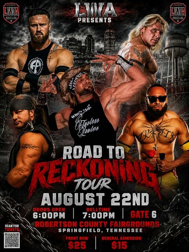 Recovery Fest Presents LWA Wrestling: Road To Reckoning Tour poster