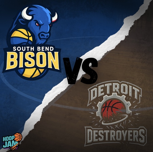 🦬 South Bend Bison vs 💣 Detroit Destroyers | HoopJam 3v3 Showdown 🏀🔥 poster