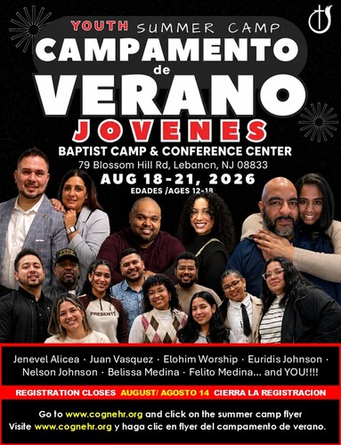 YOUTH SUMMER CAMP: BELIEVE Church of God Northeast Spanish (Ages 12 & 18) poster