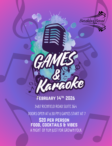 Grown & Vibin’: Games & Karaoke Night poster