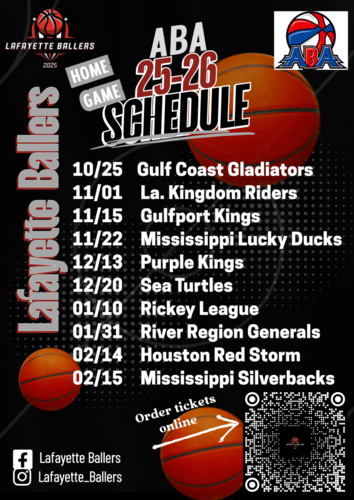 LAFAYETTE BALLERS SEASON PASSES poster