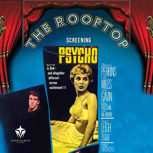 Psycho : Hollywood Glam! Rooftop Cult Classic Screening poster