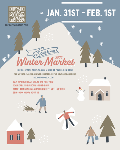 re:Craft and Relic WINTER MARKET  2026 poster