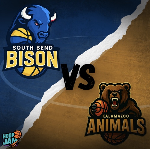 🦬 South Bend Bison vs 🐻🐨🦘 Kalamazoo Animals | HoopJam 3v3 Showdown 🏀🔥 poster