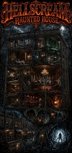 HellScream Haunted House 2026 poster