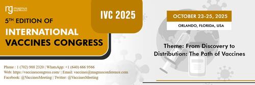 5th Edition of International Vaccines Congress poster