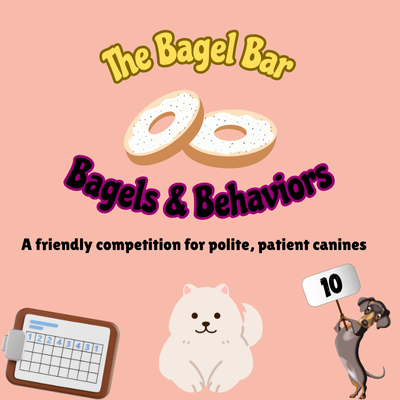 Bagels and Behavior: A Dog Training Cafe Challenge poster