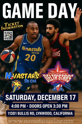Novastars vs Contra Costa County Delta Stars poster