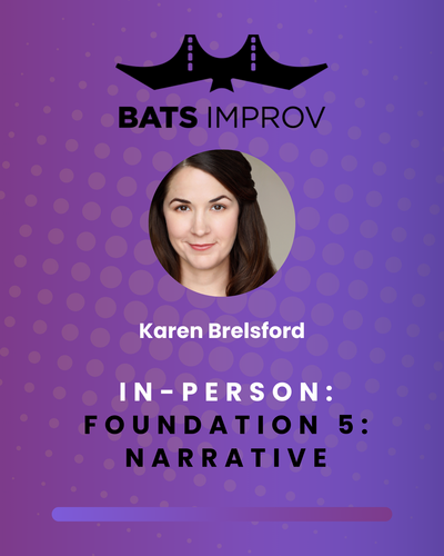 In-Person: Foundation 5:  Narrative in Palo Alto with Karen Brelsford - 08/12/25 poster