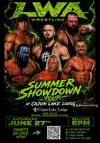 LWA Wrestling: Summer Showdown Tour at Cajun Lake Lodge poster