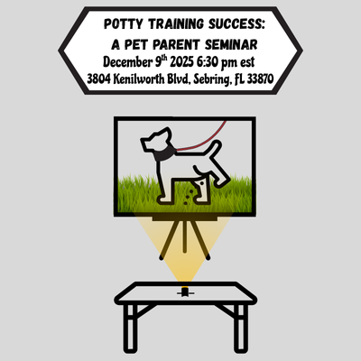 Potty Training Success: A Pet Parent Seminar poster