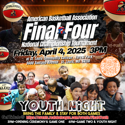 ABA Final Four-Youth Night poster