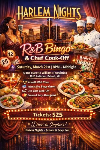 Harlem Nights R&B Bingo/Chef Cook-Off image