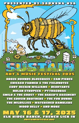 2025 Sustain Art & Music Festival poster