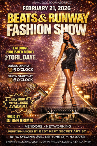 BEATS AND RUNWAY FASHION SHOW  poster