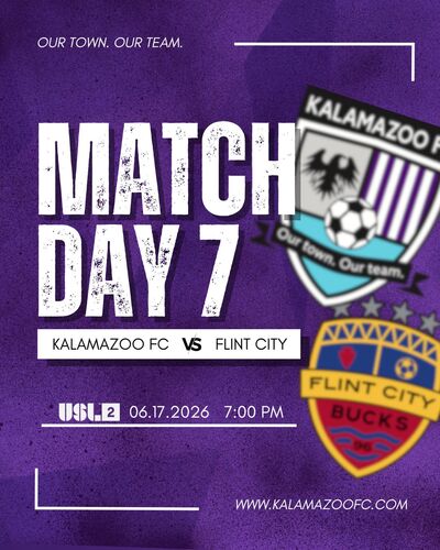 Kalamazoo FC Men vs. Flint City Bucks poster
