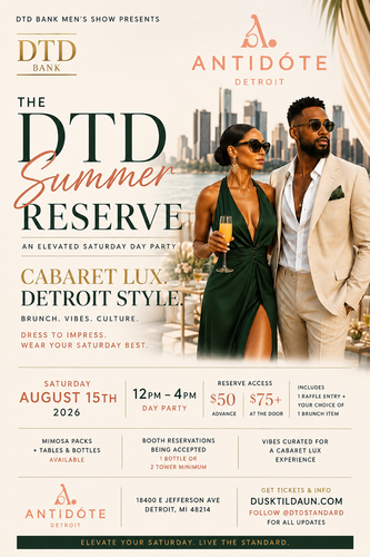 DTD Summer Reserve: An Elevated Saturday Day Party poster