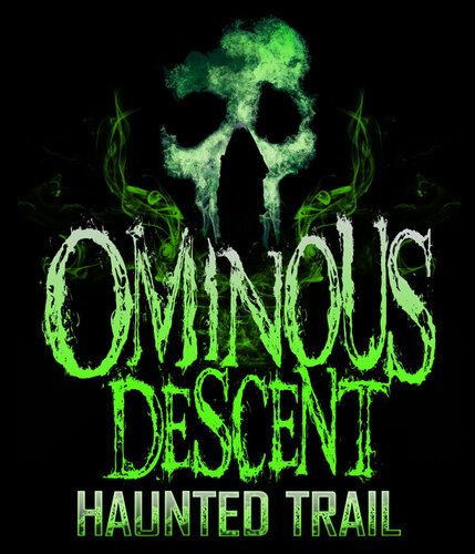 Ominous Descent Haunted Trail 2025 poster