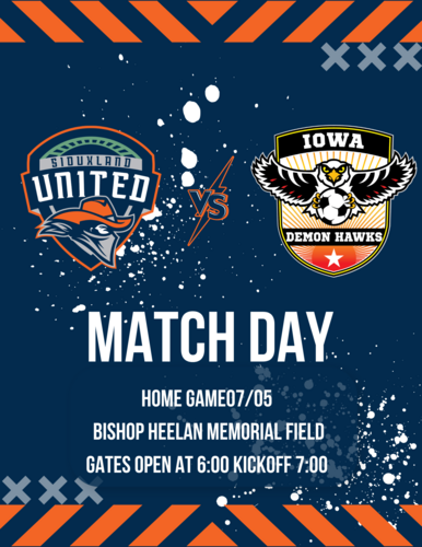 Claws Out: Siouxland United Battles the Demon Hawks poster