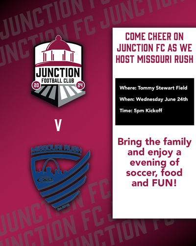 Junction FC v Missouri Rush poster