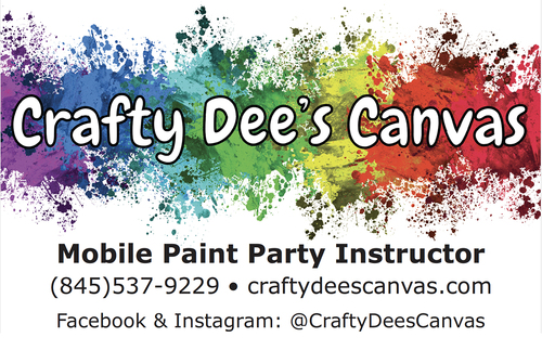 A Grinchy Xmas Paint Night Fundraiser by Crafty Dee's Canvas poster