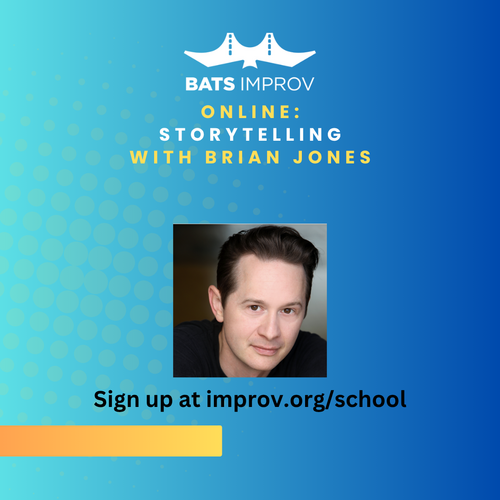 Online: Storytelling with Brian Jones - 08/18/25 poster